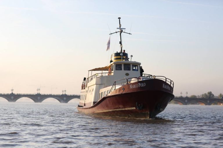 Croisière sur la Gironde depuis Bordeaux avec le bateau Marco Polo