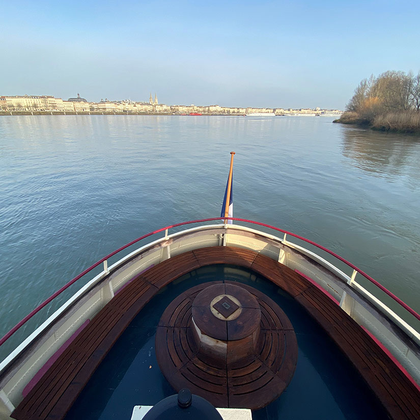 Croisière sur la Gironde depuis Bordeaux avec le bateau Marco Polo